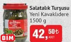 YENİ KAVAKLIDERE SALATALIK TURŞUSU